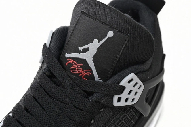 1st Kicks Air 1010 DH7138- 4 Trendy Canvas Black Jordan 1203